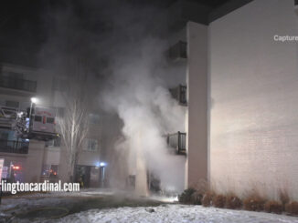 Extra-alarm apartment fire at Stonebridge Apartment, 400 West Rand Road in Arlington Heights