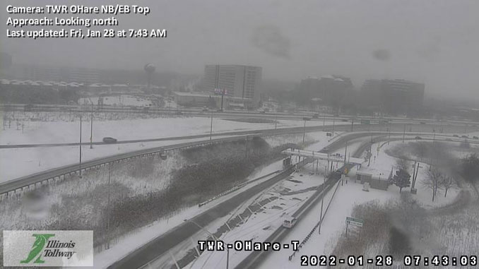 I-90 at I-294 near O'Hare International Airport (SOURCE: Illinois Tollway)