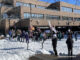 Anti-Vax Mandate protest scene in Highland Park, Sunday, January 23, 2022