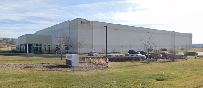 Access warehouse, 1200 Humbracht Circle in Bartlett (Image capture: December 2021 ©2022)