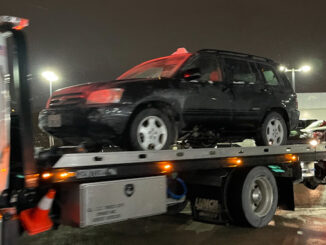 Commercial burglary suspect's Toyota Highlander towed of lot at Arlington Heights Buick GMC, 777 West Dundee Road