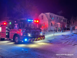 Man dies when a small fire was detected in a house that may have been remodeled with apartments on Noble Avenue in Lake Forest (PHOTO CREDIT: Max Weingardt)