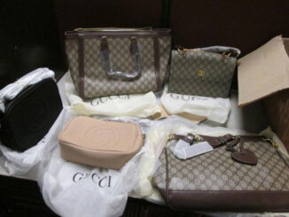 These counterfeit Gucci handbags were just one of a slew of counterfeit items CBP officers in Chicago intercepted in the month of January (SOURCE: U.S. Customs and Border Protection)