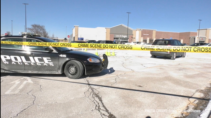 Waukegan police investigating a shooting at the Walmart on Fountain Square in Waukegan (Craig/CapturedNews)