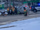 Rollover crash at Euclid Avenue and Wolf Road in Mount Prospect (PHOTO CREDIT: Ryan Alsceneuh)