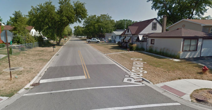 The block of 1300 Ridgeway Avenue in Round Lake Beach, Illinois (Image capture July 2012 ©2022 Google)