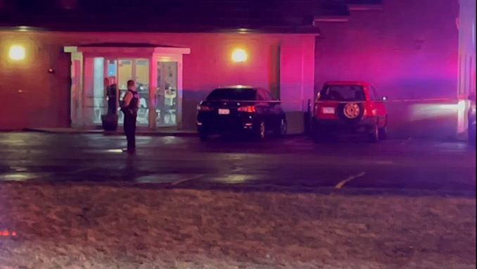 Shooting scene at Wood Dale Bowl, 155 West Irving Park Road in Wood Dale