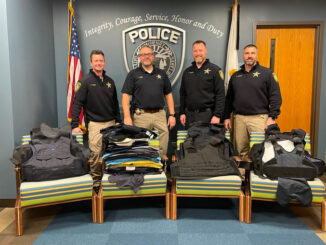 Ballistic vests sent from McHenry Police Department to Ukraine (SOURCE: McHenry Police Department)