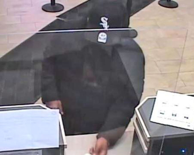 Bank robbery suspect Chase Bank, 43 East Golf Road in Arlington Heights (SOURCE: FBI)