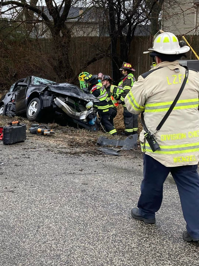 Extrication crash at Route 12 and Cuba Road in Lake Zurich near Kildeer (SOURCE: Lake Zurich Fire Department)