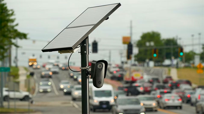 Flock Safety Automatic License Plate Recognition (ALPR) camera (PHOTO CREDIT: Flock Safety)