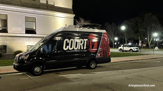 Court TV at Kenosha County Courthouse on November 16, 2022