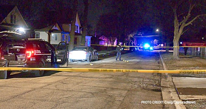 North Chicago Police Department investigating a shooting on Park Avenue in North Chicago (Craig/CapturedNews)