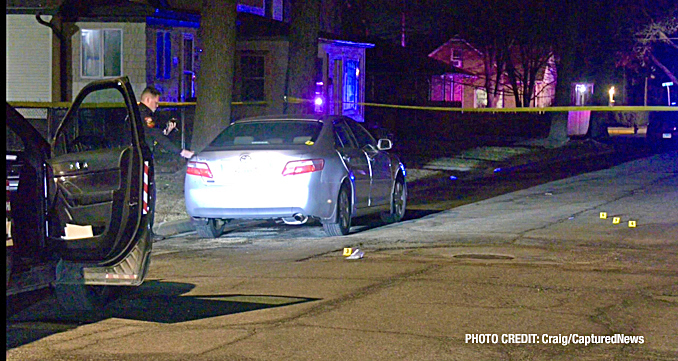 North Chicago Police Department investigating a shooting on Park Avenue in North Chicago (Craig/CapturedNews)