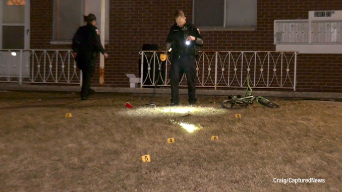 Shooting investigation near 20th Street and Gilead Avenue in Zion (PHOTO CREDIT: Craig/CapturedNews)