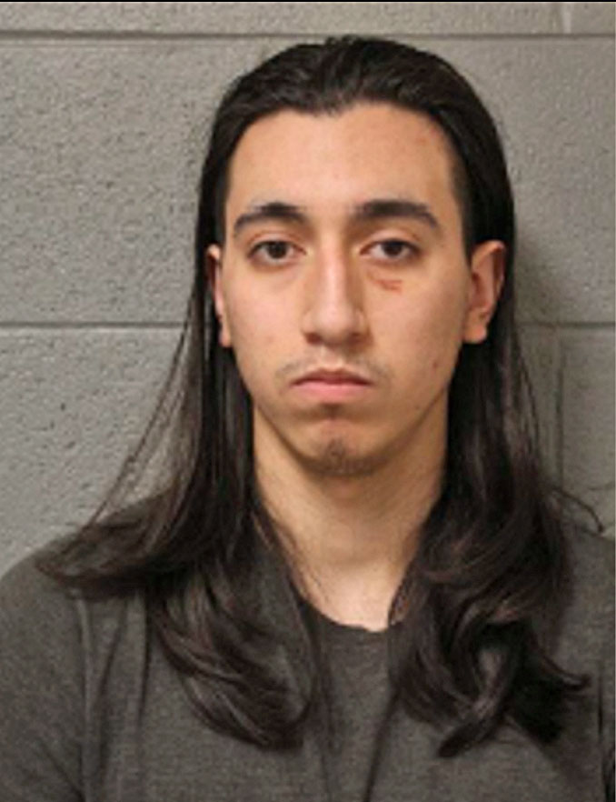 Jonathan Mejia, charged with first-degree murder  and aggravated unlawful use of weapon (SOURCE: Cook County Sherrif's Office)