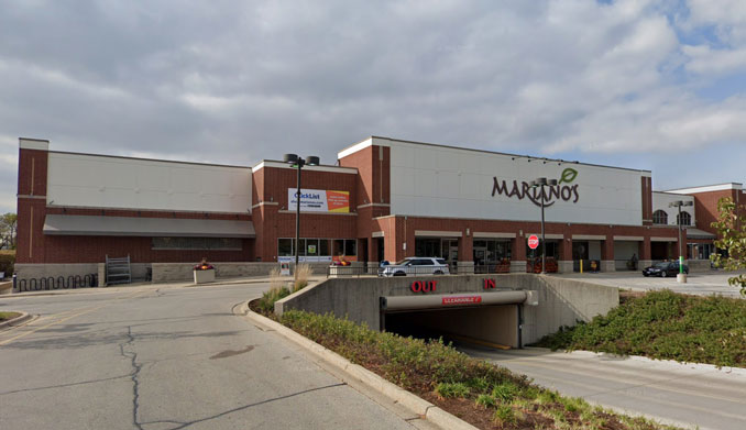 Mariano's on Cumberland Avenue near Higgins Road Park Ridge (Image Capture October 2018 ©2022)