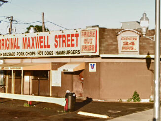 Original Maxwell Street restaurant on Harrison Street, Chicago (Image capture June 2021 ©2022)