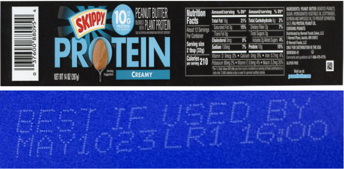 Skippy Mixed Plant Protein 14oz. (Skippy Foods LLC)