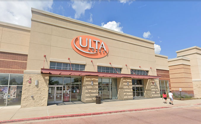 Ulta Beauty on Sutton Road in Hoffman Estates (Image capture August 2021 ©2022)