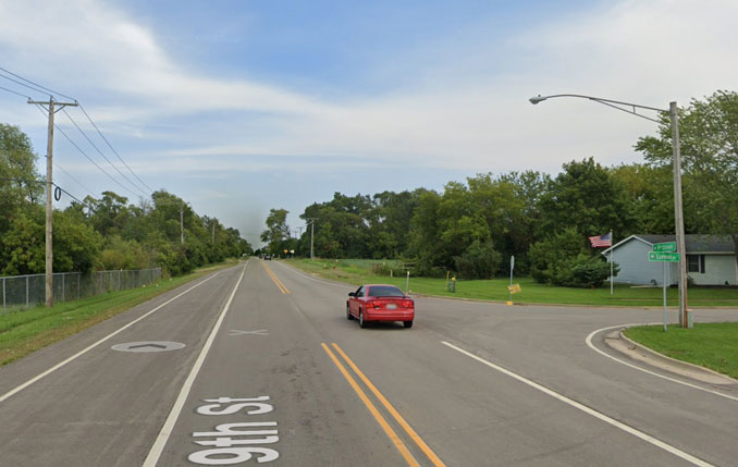 9th Street and Lorelei Drive, Zion (Image captured September 2019 ©2022)