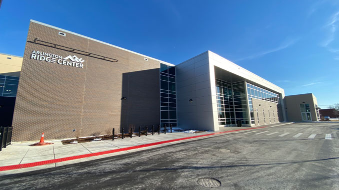 Arlington Ridge Center west side parking lot, 660 North Ridge Avenue in Arlington Heights