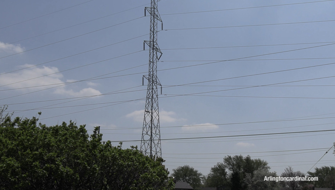 Transmission lines were not affected by the snags that involved lower hanging and lower voltage lines.