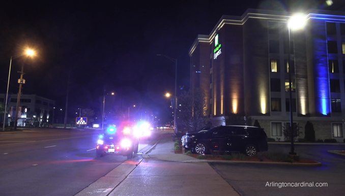 Arlington Heights Police Department traffic stop near Holiday Inn Express on Arlington Heights Road  in Arlington Heights on Saturday, May 7, 2022.