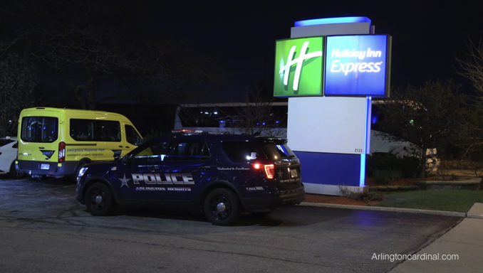 Arlington Heights Police Department traffic stop near Holiday Inn Express on Arlington Heights Road  in Arlington Heights on Saturday, May 7, 2022.