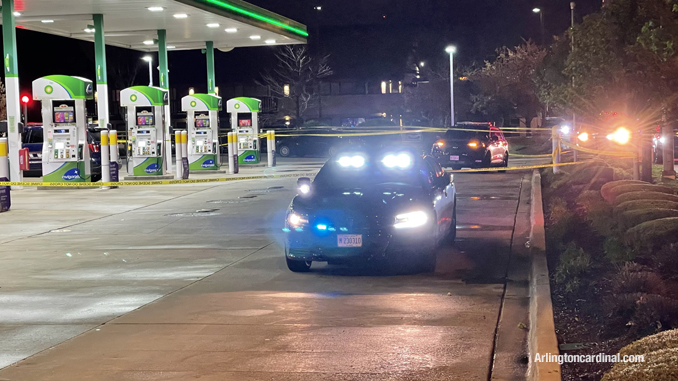 Stabbing at BP gas station Arlington Heights.