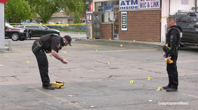 North Chicago homicide investigation at 10th Street and Jackson Street (Craig/CapturedNews)