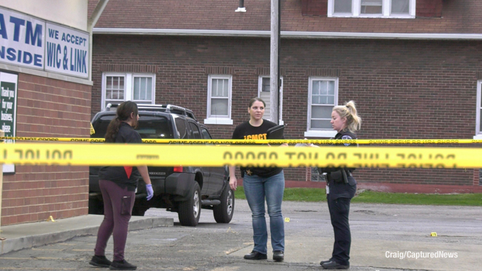 North Chicago homicide investigation near the Citgo gas station at 10th Street and Jackson Street (Craig/CapturedNews)