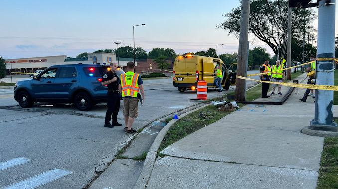 Arlington Heights Road closed between Dundee Road and Nichols Road while Lake County MCAT investigate a serious crash on Strathmore Court in Buffalo Grove.