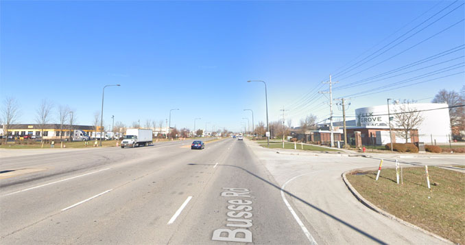 Busse Road and Touhy Avenue Elk Grove Village (Image captured November 2021 ©2022)