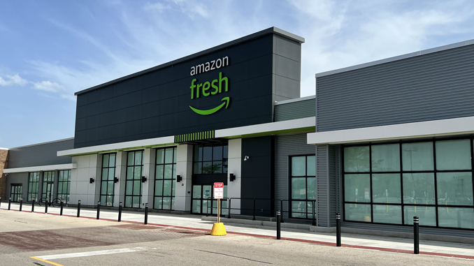 Amazon Fresh sign up at store at 325 East Palatine Road Arlington Heights, Illinois