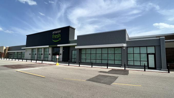 Amazon Fresh sign up at store at 325 East Palatine Road Arlington Heights, Illinois