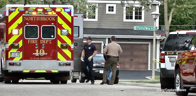 Crime scene on Peachtree Lane in Deerfield, Illinois (PHOTO CREDIT: Craig/CapturedNews)