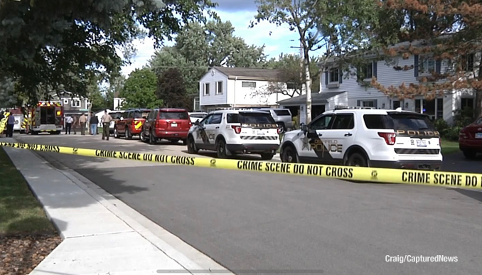 Crime scene on Peachtree Lane in Deerfield, Illinois (PHOTO CREDIT: Craig/CapturedNews)