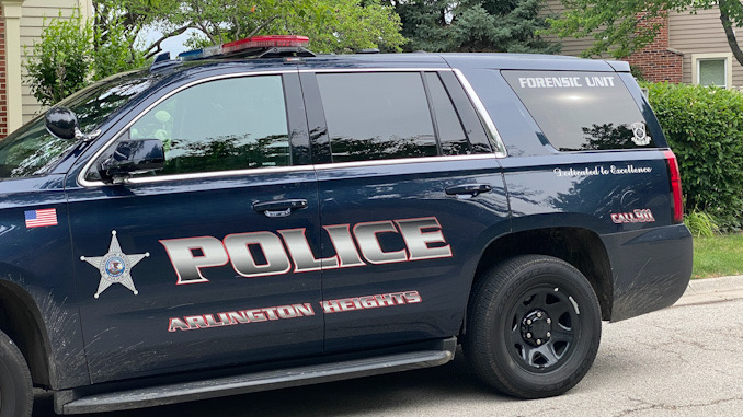 Arlington Heights Police Department crime scene investigation for a reported stabbing on Charter Point Drive in Arlington Heights.