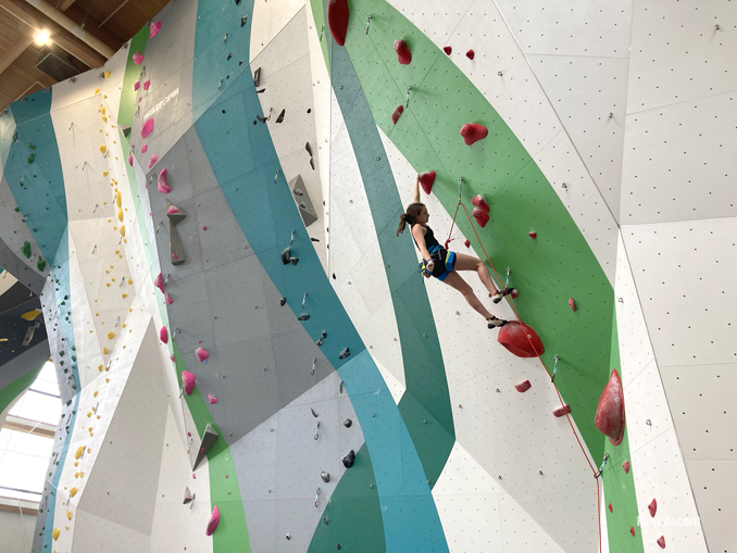Bouldering at First Ascent -- Arlington Heights location (SOURCE: First Ascent)