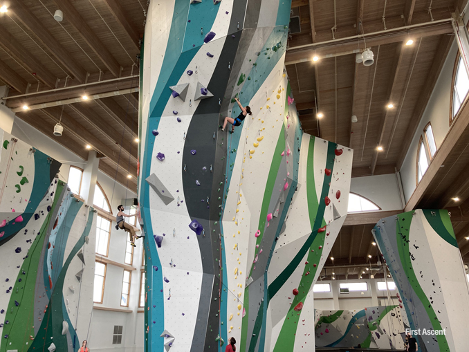 Rope Climbing at First Ascent -- Arlington Heights location (SOURCE: First Ascent)