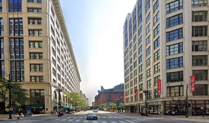 300 South State Street Chicago (Imaged capture August 2021 ©2022 Google)