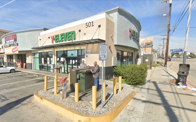 7-Eleven at Figueroa Street and El Segundo Boulevard Los Angeles (Image captured February 2021 ©2022 Google)