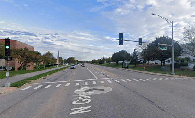 Gary Avenue and Elk Trail Carol Stream (Image capture October 2021 ©2022 Google)