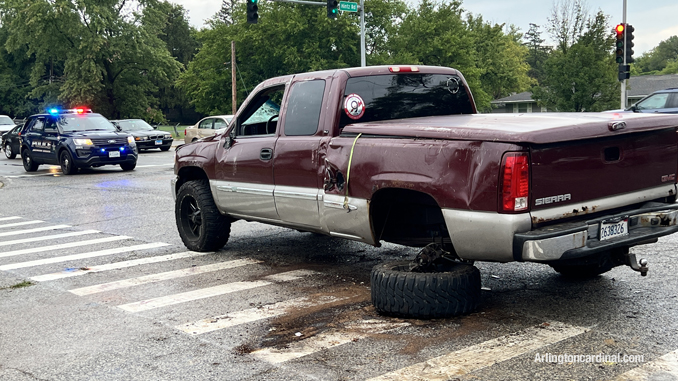 Crash scene at Arlington Heights Road and Hintz Road Thursday morning, August 25, 2022.