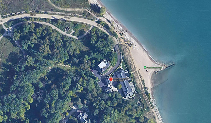 10 Cliff Road Highland Park (Imagery ©2022 Maxar Technologies, U.S. Geological Survey, Map data ©2022 Google)