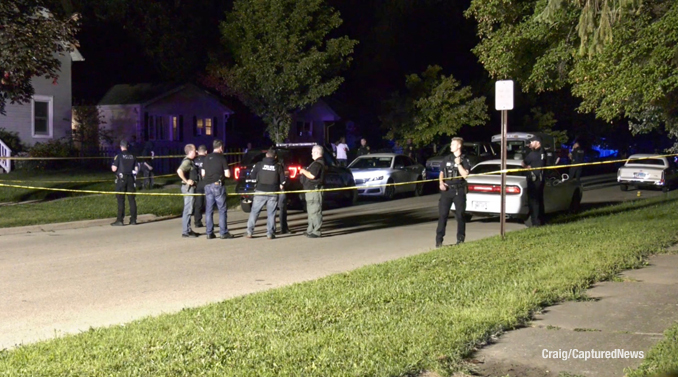 Crime scene investigation in Zion after police-involved shooting on Thursday, September 8, 2022 (PHOTO CREDIT: Craig/CapturedNews)