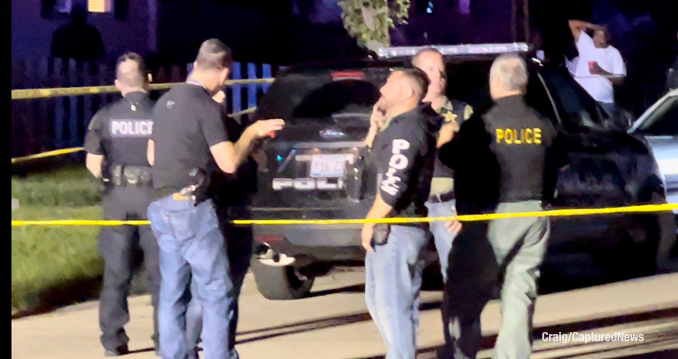 Crime scene investigation in Zion after police-involved shooting on Thursday, September 8, 2022 (PHOTO CREDIT: Craig/CapturedNews)