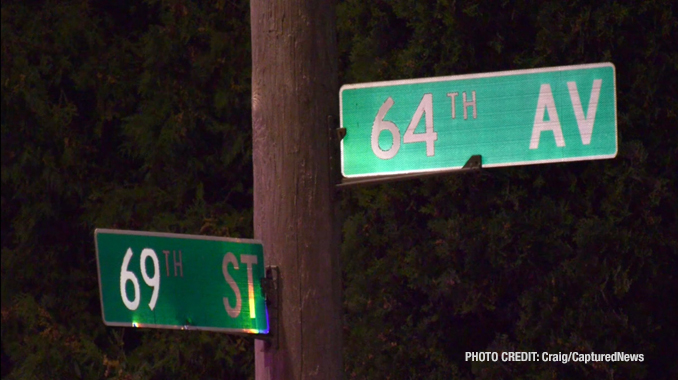 Scene at 69th Street and 64th Avenue in Kenosha, Wisconsin where an intruder in a home invasion was killed by the homeowner (PHOTO CREDIT: Craig/Captured News)