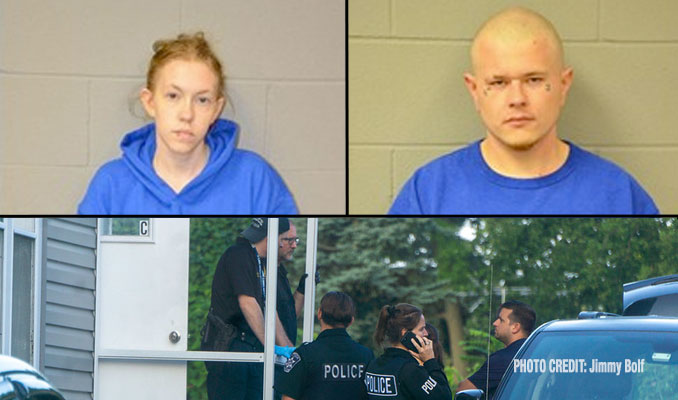 Hailey D. Miller and Johnathan N. Skroko accused of robbery and murder of Robbie Dickerson (SOURCE: Lake County Major Crime Task Force/PHOTO CREDIT: Jimmy Bolf)